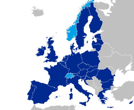 Carte des collectivités membres Interreg Europe